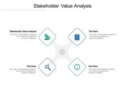 Stakeholder value analysis ppt powerpoint presentation model ideas cpb
