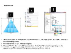 Stakeholder value pyramid powerpoint presentation slide template