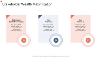 Stakeholder Wealth Maximization In Powerpoint And Google Slides Cpb