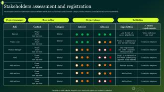 Stakeholders Assessment And Registration Crisis Communication