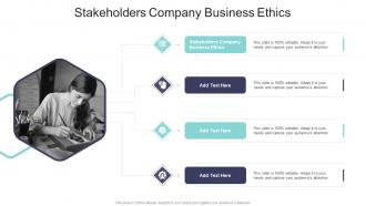Stakeholders Company Business Ethics In Powerpoint And Google Slides Cpb