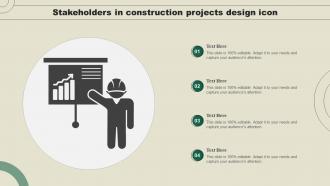 Stakeholders In Construction Projects Design Icon