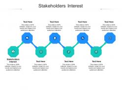 Stakeholders interest ppt powerpoint presentation icon outline cpb