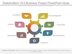 Stakeholders of a business project powerpoint ideas
