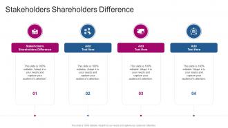 Stakeholders Shareholders Difference In Powerpoint And Google Slides Cpb