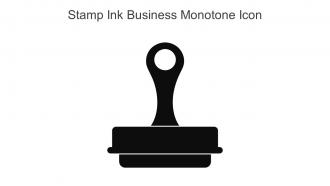 Stamp Ink Business Monotone Icon In Powerpoint Pptx Png And Editable Eps Format
