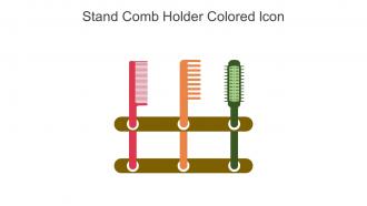 Stand Comb Holder Colored Icon In Powerpoint Pptx Png And Editable Eps Format
