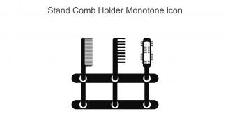 Stand Comb Holder Monotone Icon In Powerpoint Pptx Png And Editable Eps Format
