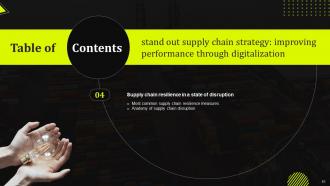 Stand Out Supply Chain Strategy Improving Performance Through Digitalization Complete Deck Strategy CD