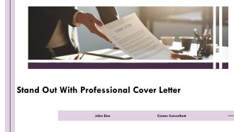Stand Out With Professional Cover Letter PPT Structure AT
