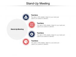 Stand up meeting ppt powerpoint presentation infographics pictures cpb