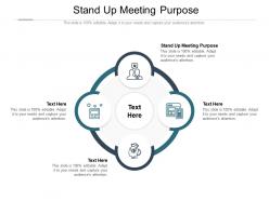 Stand up meeting purpose ppt powerpoint presentation show professional cpb