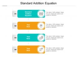 Standard addition equation ppt powerpoint presentation infographic template background image cpb