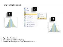 Standard bell curve powerpoint template slide