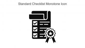 Standard Checklist Monotone Icon In Powerpoint Pptx Png And Editable Eps Format