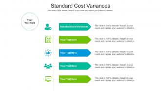 Standard cost variances ppt powerpoint presentation outline designs download cpb