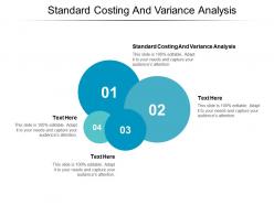 Standard costing and variance analysis ppt powerpoint presentation portfolio diagrams cpb