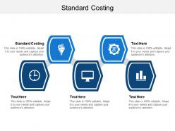 Standard costing ppt powerpoint presentation ideas clipart images cpb
