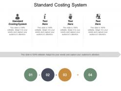 Standard costing system ppt powerpoint presentation inspiration format ideas cpb