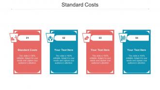 Standard costs ppt powerpoint presentation portfolio design templates cpb