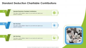 Standard Deduction Charitable Contributions In Powerpoint And Google Slides Cpb