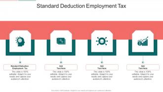 Standard Deduction Employment Tax In Powerpoint And Google Slides Cpb