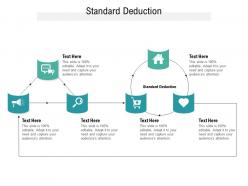 Standard deduction ppt powerpoint presentation layouts shapes cpb