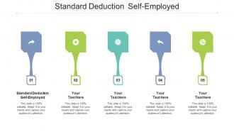 Standard deduction self employed ppt powerpoint presentation pictures design cpb