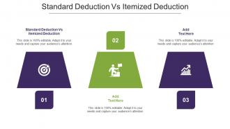Standard Deduction Vs Itemized Deduction Ppt Powerpoint Presentation Gallery Cpb