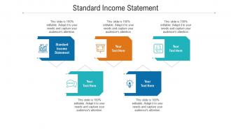 Standard income statement ppt powerpoint presentation professional portfolio cpb