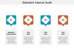 Standard internal audit ppt powerpoint presentation outline vector cpb
