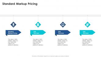 Standard Markup Pricing In Powerpoint And Google Slides Cpb