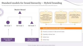 Standard Models For Brand Hierarchy Hybrid Branding Product Corporate And Umbrella Branding