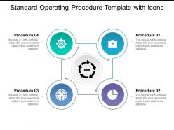 Standard operating procedure template with icons