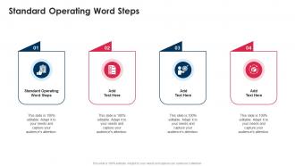 Standard Operating Word Steps In Powerpoint And Google Slides Cpb