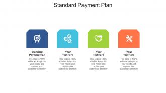 Standard payment plan ppt powerpoint presentation outline model cpb