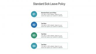 Standard sick leave policy ppt powerpoint presentation icon design templates cpb