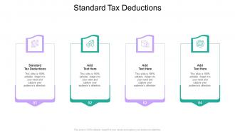 Standard Tax Deductions In Powerpoint And Google Slides Cpb