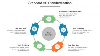 Standard Vs Standardization Ppt Powerpoint Presentation Icon Cpb