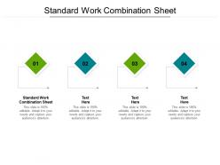 Standard work combination sheet ppt powerpoint presentation layouts cpb