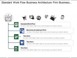 Standard work flow business architecture firm business needs management challenges