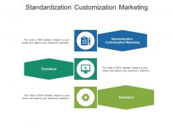 Standardization customization marketing ppt powerpoint presentation inspiration ideas cpb