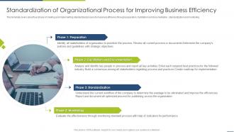 Standardization Of Organizational Process For Improving Business Efficiency
