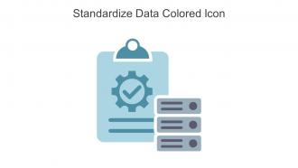Standardize Data Colored Icon In Powerpoint Pptx Png And Editable Eps Format