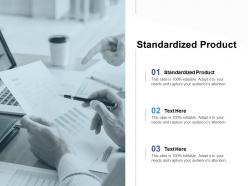 Standardized product ppt powerpoint presentation layouts file formats cpb