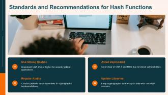Standards And Recommendations For Hash Functions PPT Slides ST AI SS