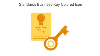 Standards Business Key Colored Icon In Powerpoint Pptx Png And Editable Eps Format