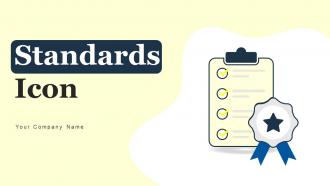 Standards Icon Powerpoint Ppt Template Bundles