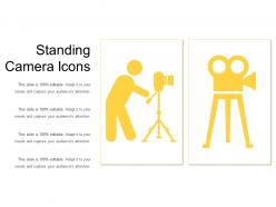 Standing camera icons