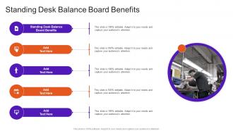 Standing Desk Balance Board Benefits In Powerpoint And Google Slides Cpb